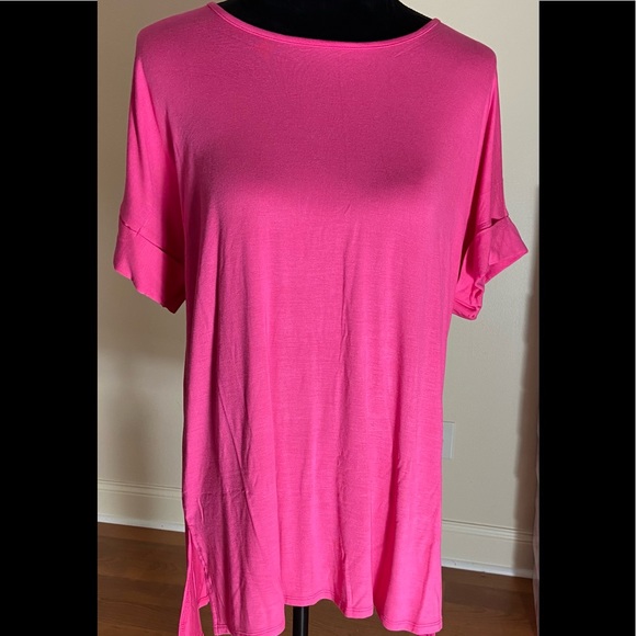 Hot Pink Top Cuff Sleeves Size Large - Picture 2 of 2